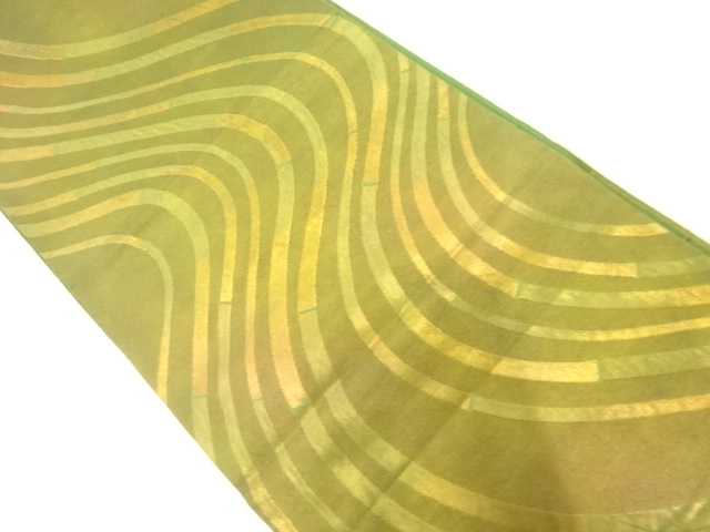 JAPANESE FUKURO OBI / WOVEN STREAM